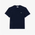 Camiseta Lacoste Cols Roules Homem Azul-marinho