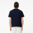 Camiseta Lacoste Cols Roules Homem Azul-marinho