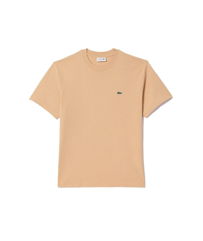 Camiseta Lacoste Cols Roules Homem Salmão