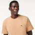 Camiseta Lacoste Colos Rolados Homem Salmão