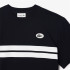 Camiseta Lacoste Cols Roules Homem Azul-marinho