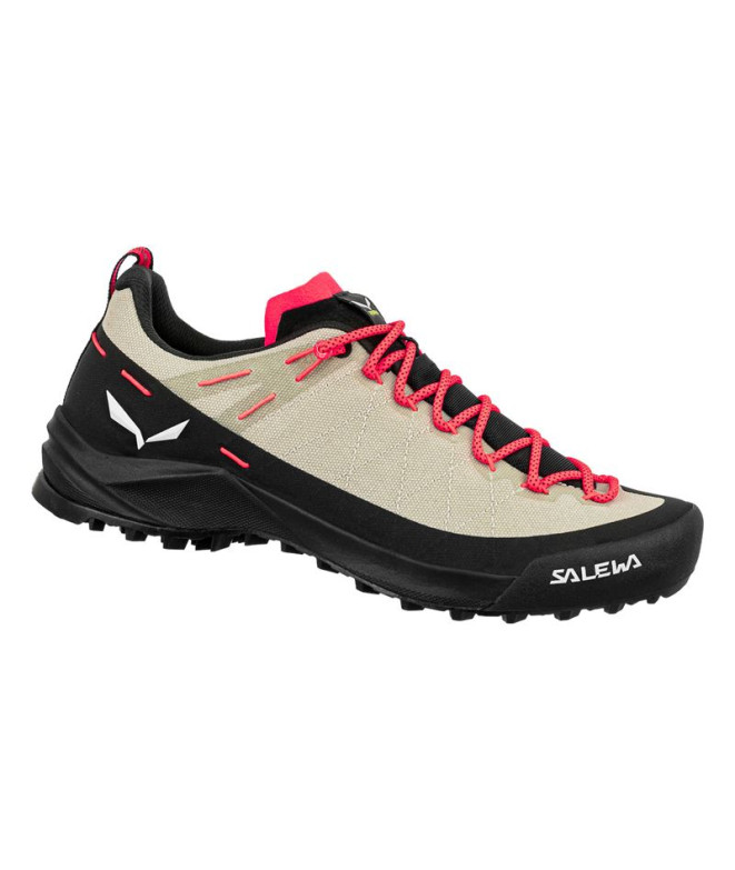 Chaussures de Montagne Salewa Wildfire Canvas W Femme Oatmeal/Black