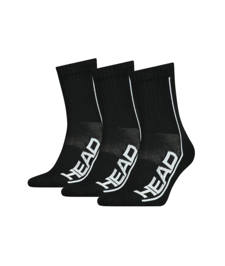 Meias de tênis Head Performance 3p Preto Meias de tênis Head Performance 3p Preto