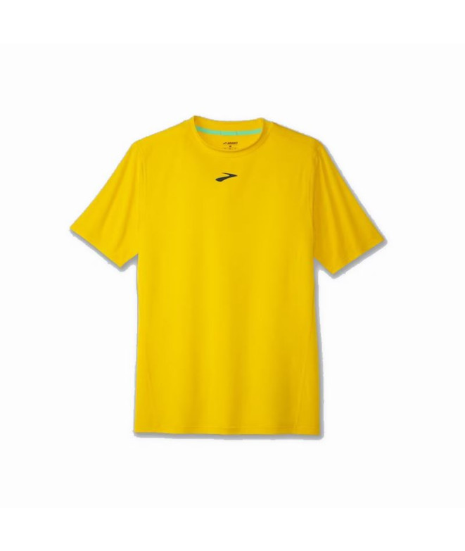 Camiseta de Running Brooks High Point Homem Amarelo