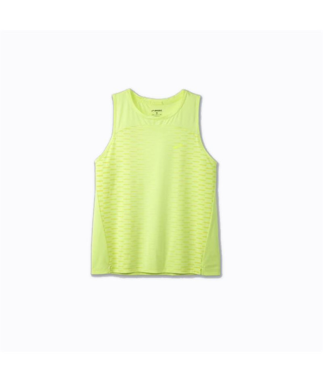 T-shirt de Running Brooks Sprint Free 2.0 Femme Lt Lime/Interval Gradient