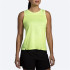 Camiseta de Running Brooks Sprint Free 2.0 Mulher Lt Lime/Interval Gradient