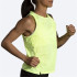 Camiseta de Running Brooks Sprint Free 2.0 Mulher Lt Lime/Interval Gradient