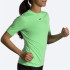 Camiseta de Running Brooks High Point Mulher Verde