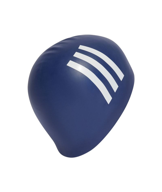 Boné de Natação adidas Adulto 3 Riscas Azul