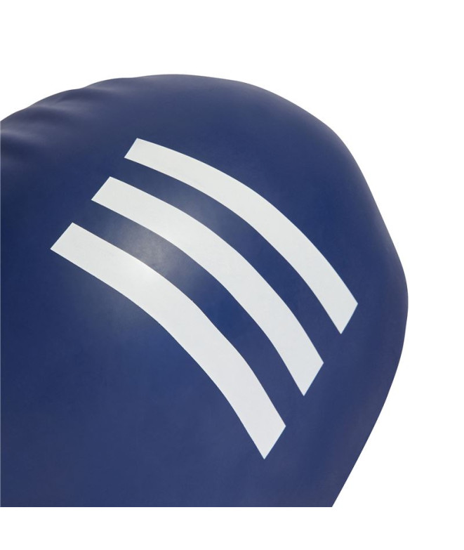 Gorra de Natación adidas Adult 3 Bandas Azul