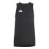 Camiseta adidas Team Singlet Niño Negro