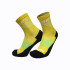 Meias de Running Brooks High Point Crew Unissex amarelo