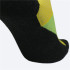 Meias de Running Brooks High Point Crew Unissex amarelo