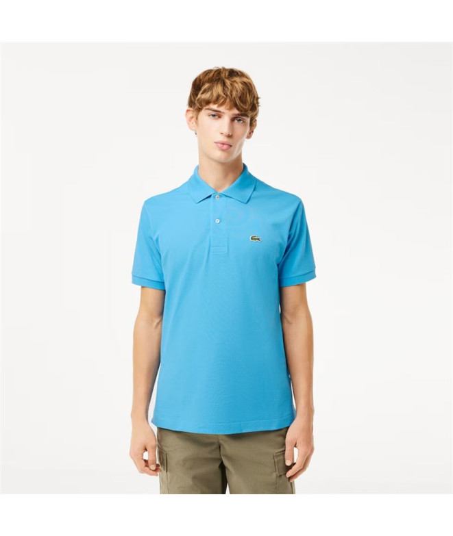 Polo lacoste homme bleu best sale