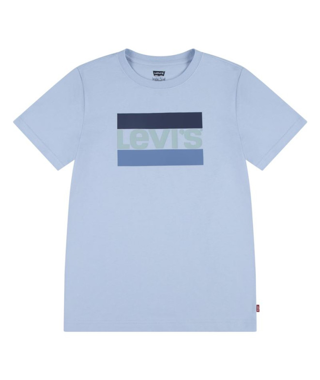 T-shirt Logo Levi'S Sportswear Enfant Niagra Mist
