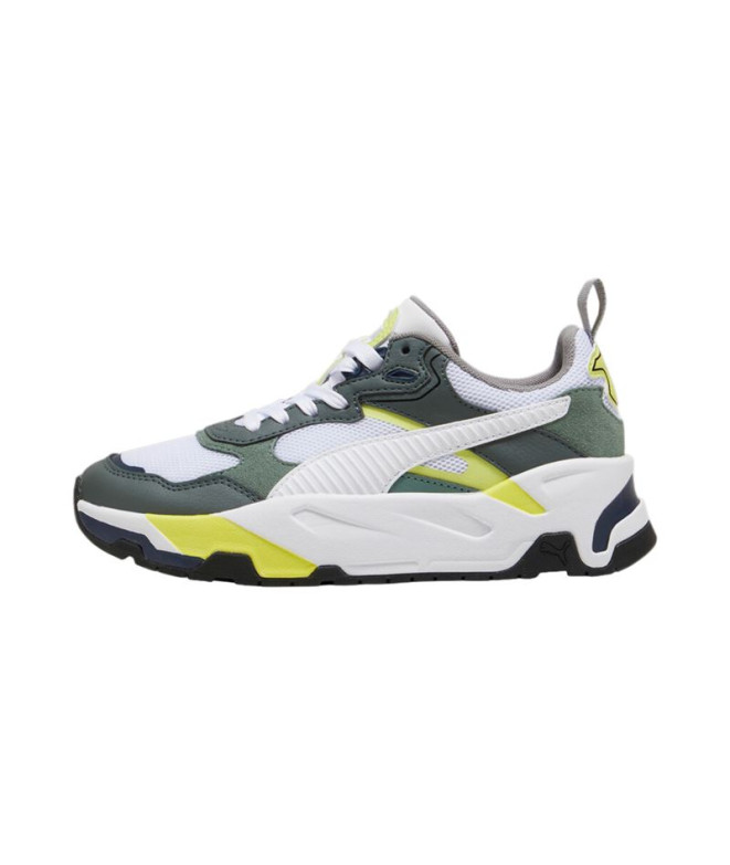 Zapatillas Puma Trinity Infantil Gris-Blanco