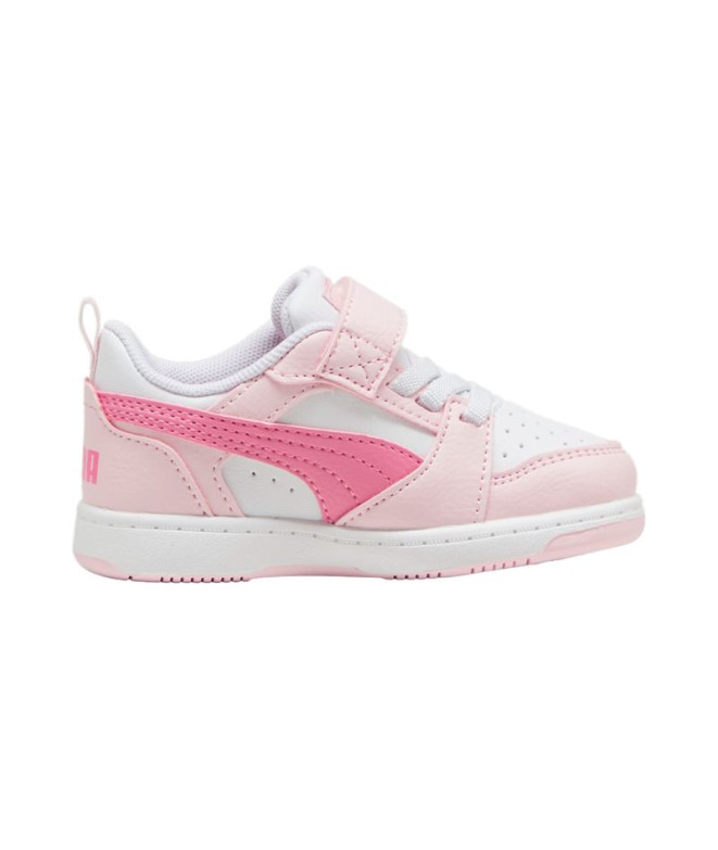 Chaussures Enfant Puma Rebound V6 Low Pink