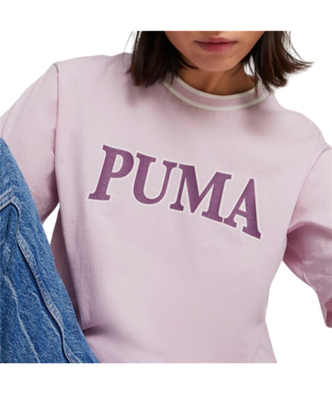 T-shirt Femme Puma Squad Graphic Lilas