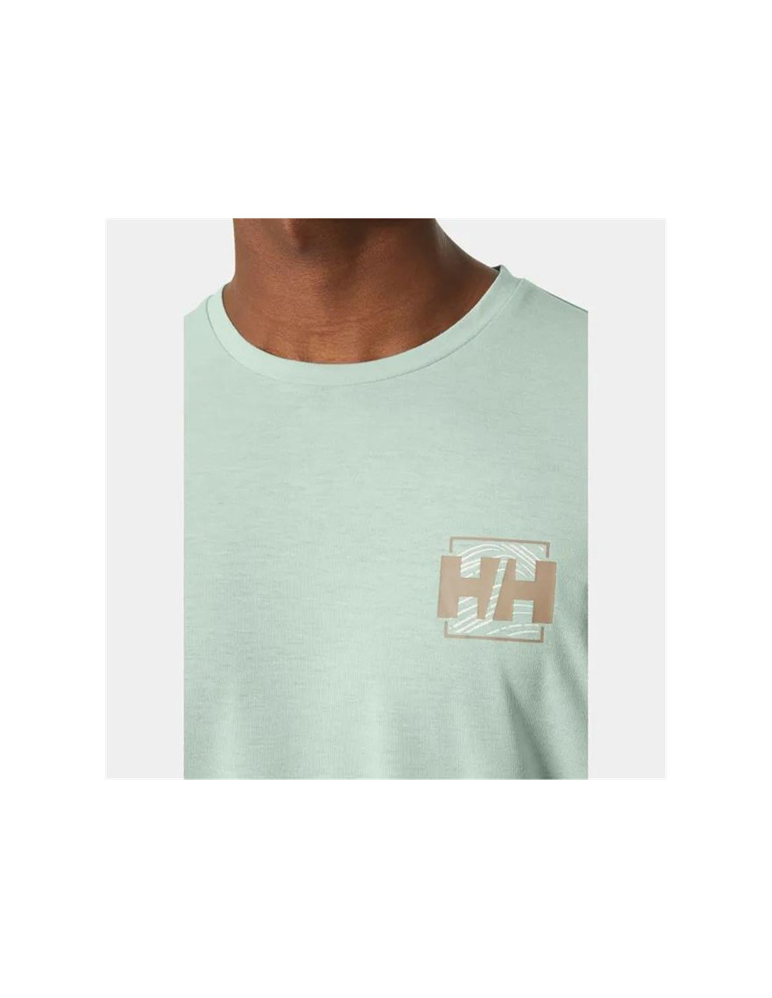 Helly Hansen Skog Recycled Graphic T-Shirt Azurite Melange Mens S