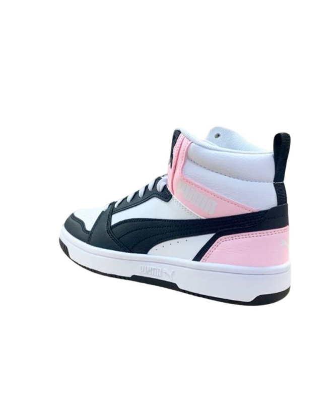 Zapatillas Puma Rebound V6 Mid Infantil Blanco