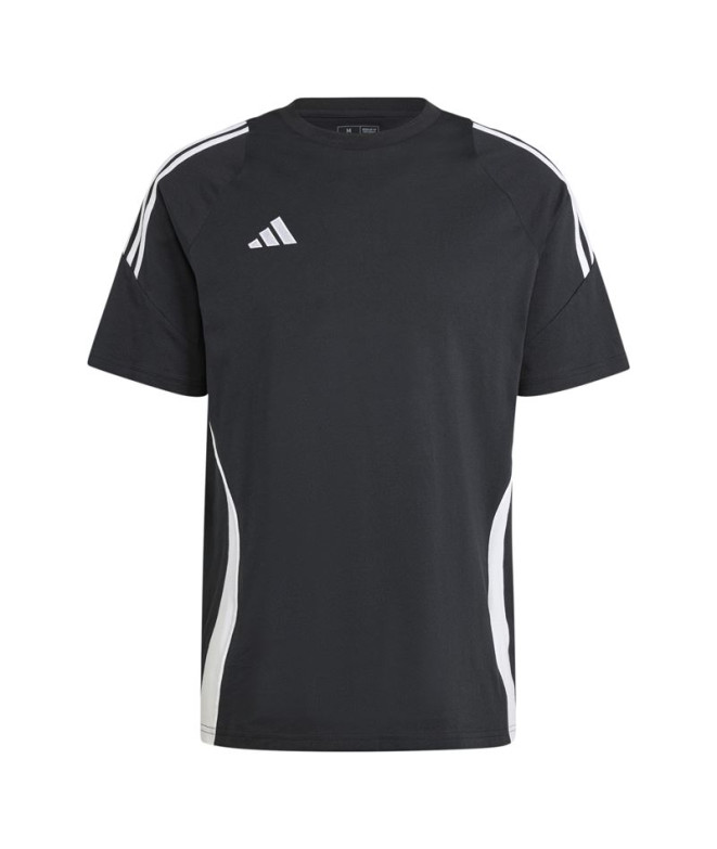 Camiseta de Futebol adidas Tiro24 Homem Preto