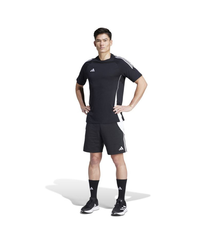 Camiseta de Futebol adidas Tiro24 Homem Preto
