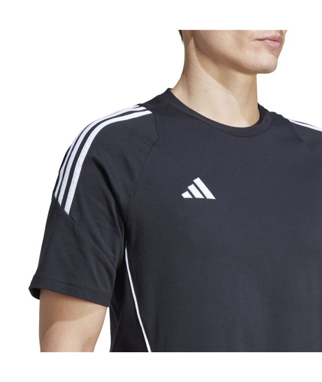 Camiseta de Futebol adidas Tiro24 Homem Preto