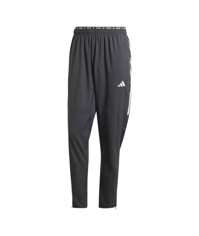 Calça de Running adidas Own The Run 3 Stripes Homem Preto