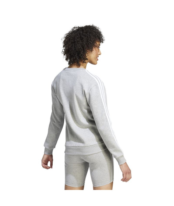 Sudadera adidas 3 Bandas Mujer Gris