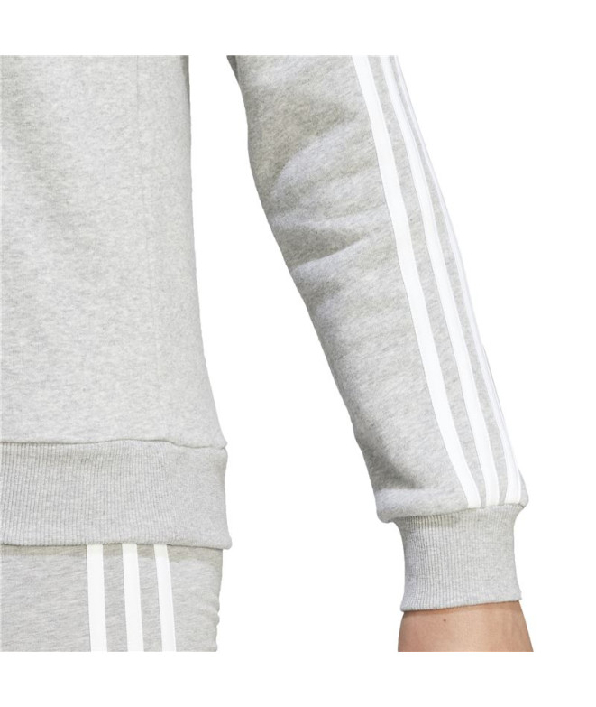 Sudadera adidas 3 Bandas Mujer Gris