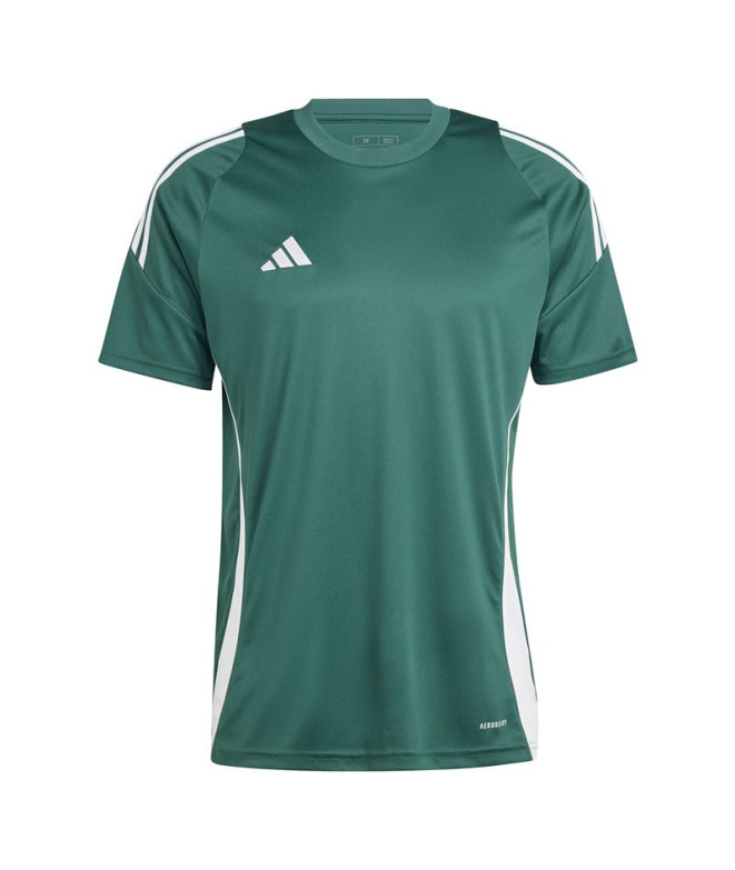 Camiseta de Futebol adidas Tiro24 Homem Verde