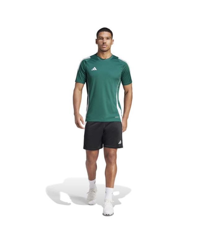 Camiseta de Futebol adidas Tiro24 Homem Verde