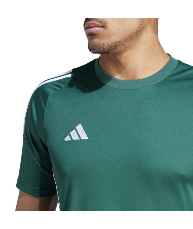Camiseta de Futebol adidas Tiro24 Homem Verde