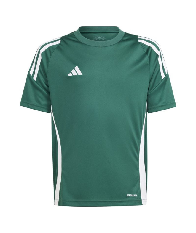 Camiseta de Futebol adidas Tiro24 Infantil Verde