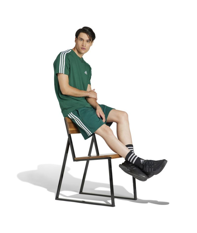 T-shirt adidas Homme Essentials Single Green