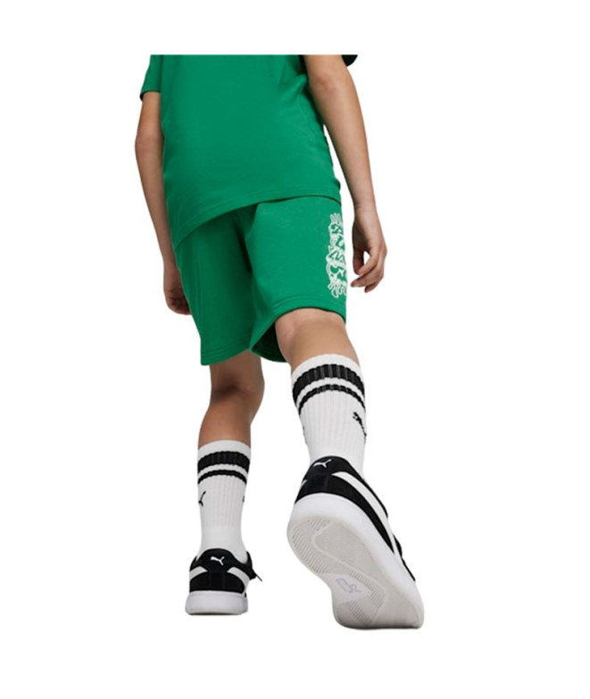 Pantalons Puma ESS+ MID 90s Archive Green Enfant
