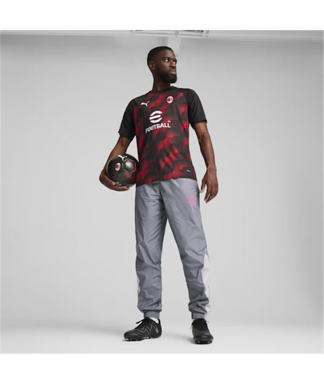Camiseta de Fútbol Puma AC Milan Prematch Negro...