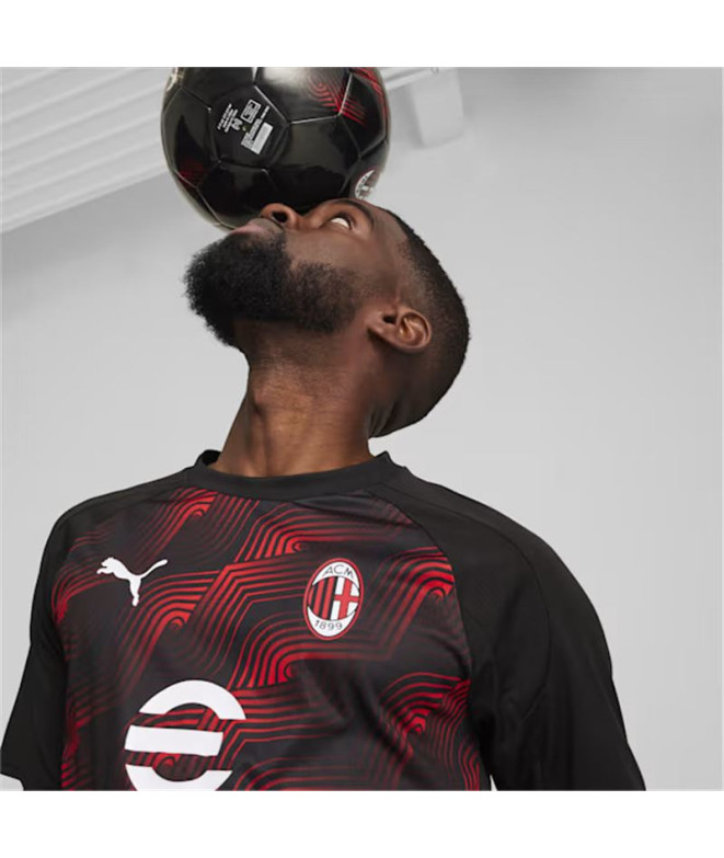 Camiseta de Fútbol Puma AC Milan Prematch Negro...