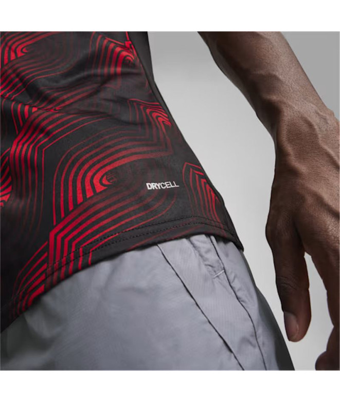 Camiseta de Fútbol Puma AC Milan Prematch Negro...