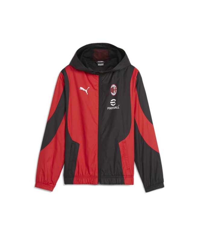 Veste Football by Puma AC Milan Prematch Noir Enfant