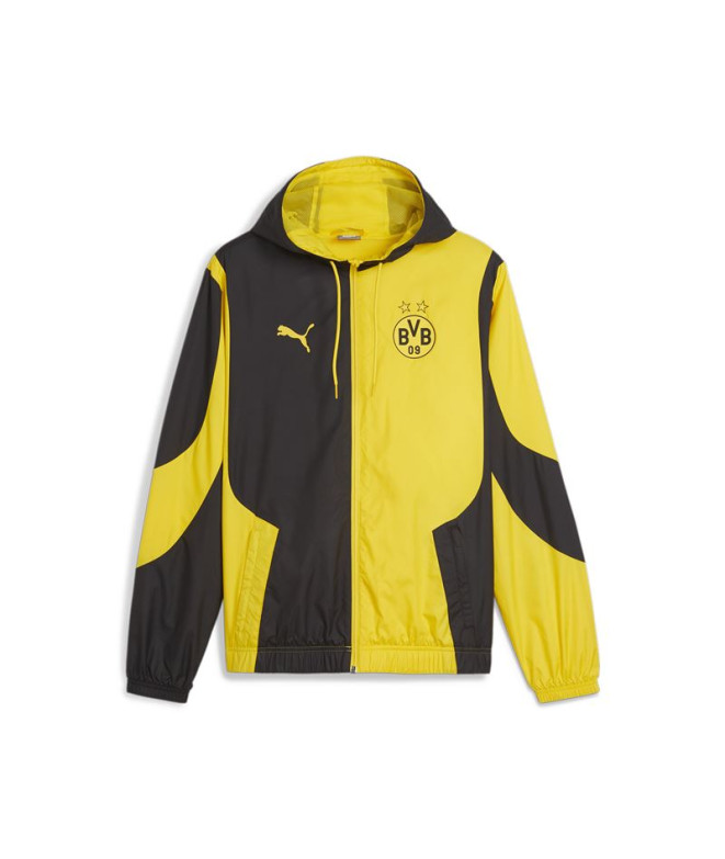 Casaco Futebol por Puma Borussia Dortmund Prematch Amarelo Homem