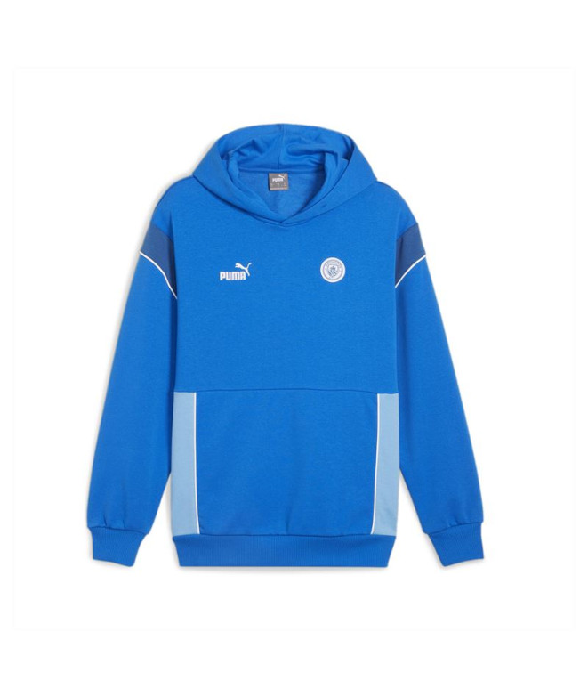 Moletom por Futebol Puma Manchester City FtblArchive Azul Homem