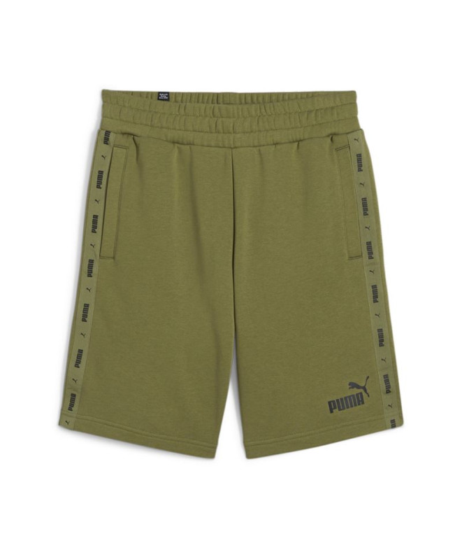 Calça Puma ESS+ ape 9" Verde azeitona Homem