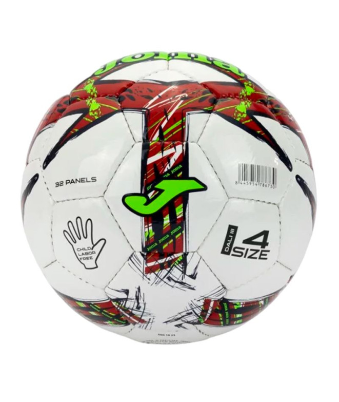 Balón de fútbol Joma Dali III Rojo/Verde