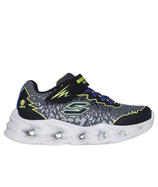 Chaussures Skechers Vortex 2.0 - Zorento Enfant Noir/Jaune