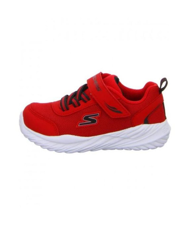 Chaussures Skechers Nitro Sprint-Rowzer Enfant Rouge/Noir