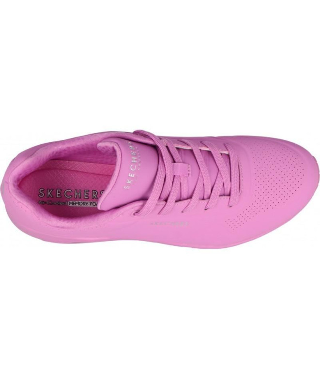 Chaussures Skechers Uno - Stand On Air Femme Rose