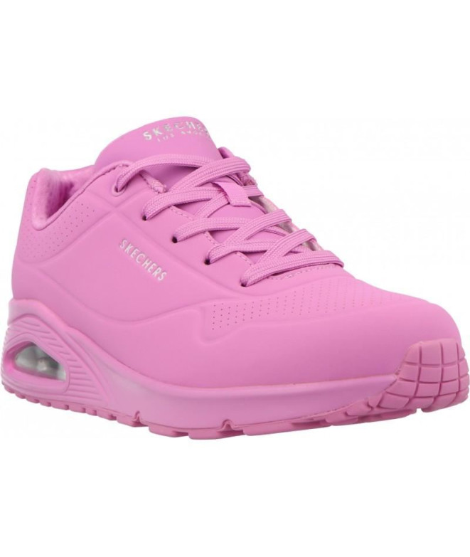 Chaussures Skechers Uno - Stand On Air Femme Rose