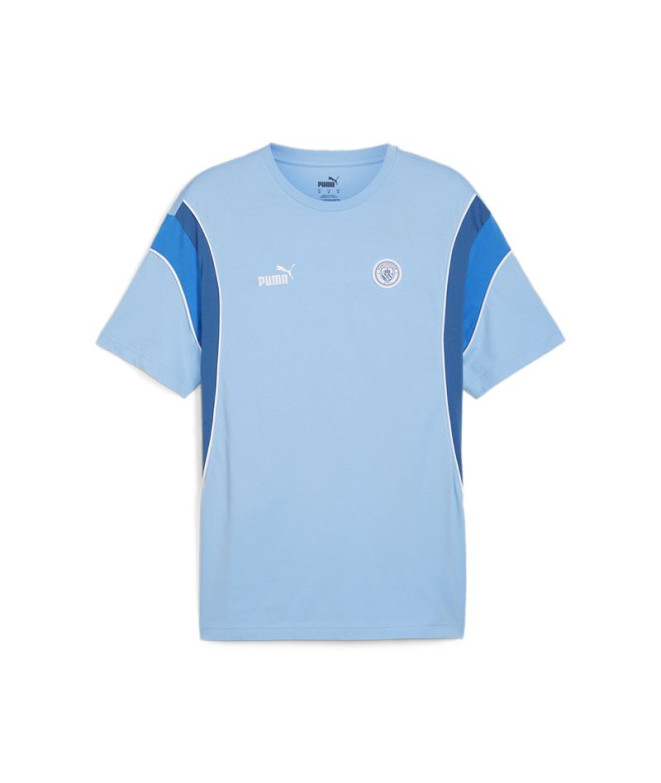 T-shirt Football de Puma Manchester City FtblArchive Bleu Homme