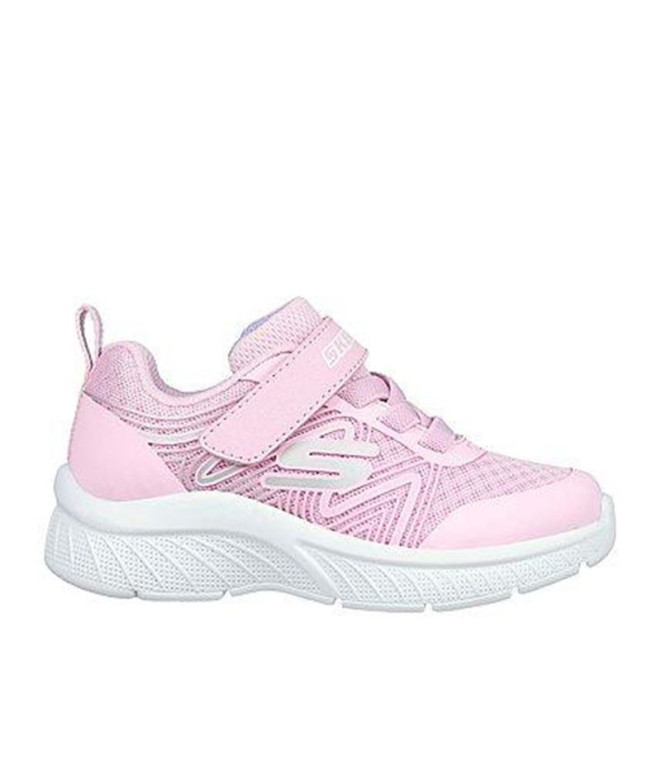 Chaussures Skechers Microspec Plus - Swi Fille Rose clair